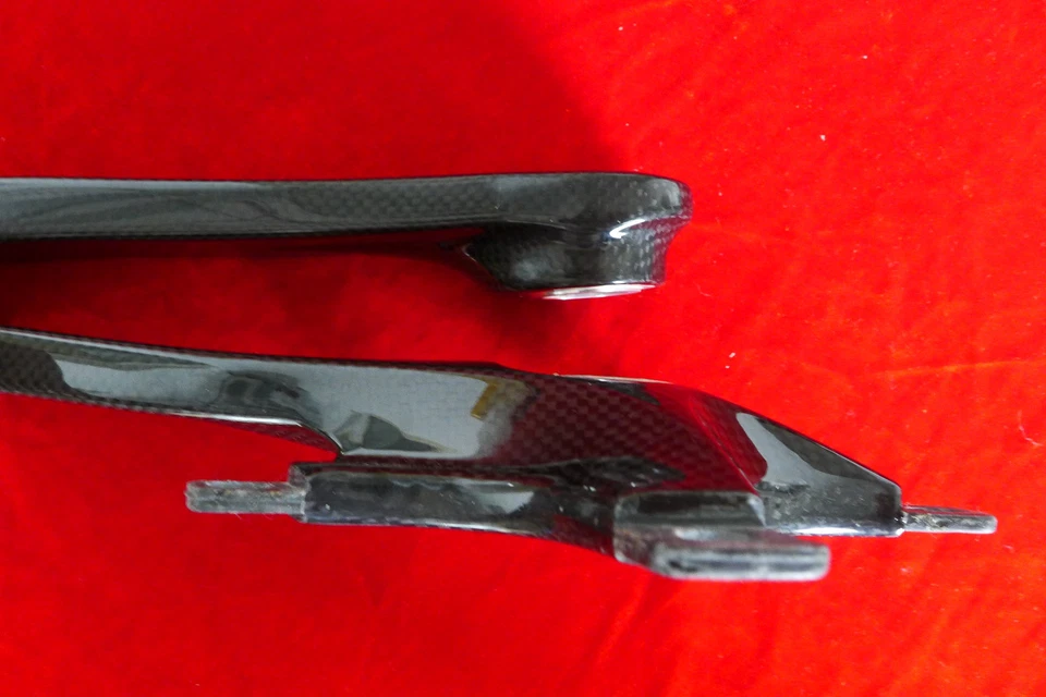 Juego completo de bielas de fibra de carbono para bicicleta BMX RDX brazos de biela estándar 175 mm 10 estrías Foto 3 de 4