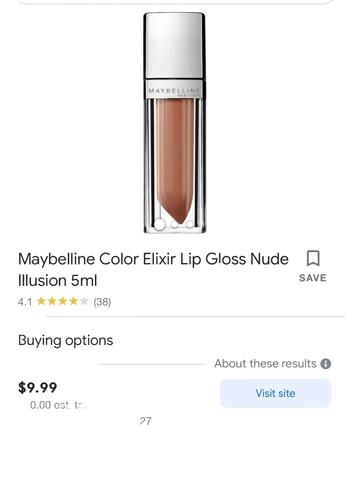 Maybelline New York Clear Shade Lip Glosses