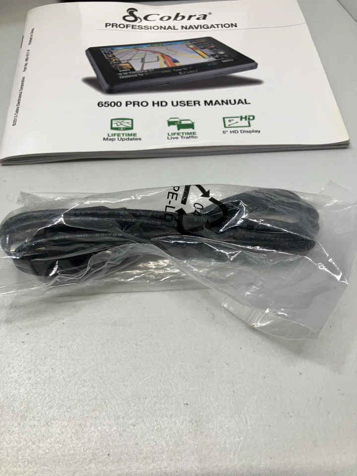 Cobra 6500 Pro HD Truck Navigation GPS Powers Up Works Lifetime Map Updates - Image 4 of 4