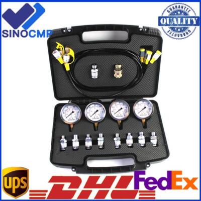 10/25/40/60MPa Hydraulic Pressure Gauge Test Kit For Komatsu CAT CASE John Deere
