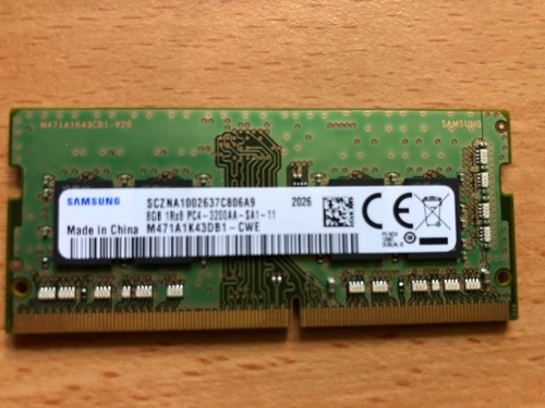 Samsung 8Gb SODIMM 3200