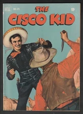 Dell CISCO KID No. 8 (1952) Bad Men of Blue Moon Ridge! FN