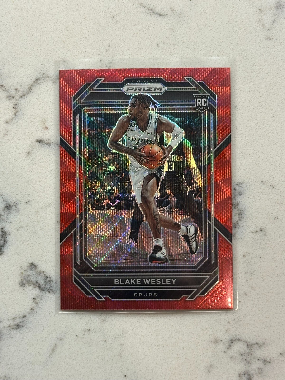 2022-23 Panini Prizm - Blake Wesley #264 RUBY WAVE Prizm (RC) ROOKIE