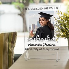Personalised Graduation Gift - Photo Plaque - Congratulations Gifts For Him, Her