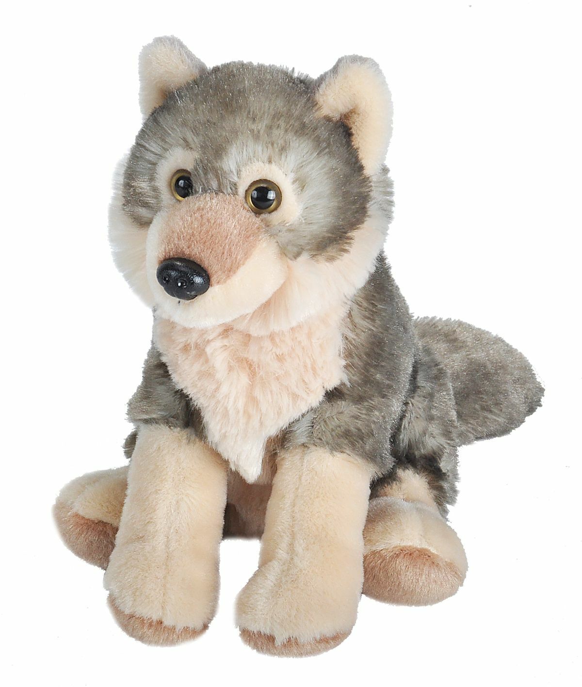 NEW WILD REPUBLIC CUDDLEKINS 8"" WOLF PLUSH CUDDLY SOFT TOY TEDDY