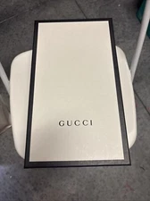 Gucci Empty Shoe Gift Box Black & White 14.5 x 8.25 x 5.25 (BOX ONLY)