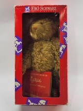 18" Mohair FAO Schwarz 25th Anniversary Bear By Sigikid 0563/1000 Growler