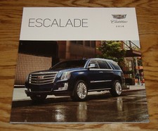 Original 2018 Cadillac Escalade Deluxe Sales Brochure 18