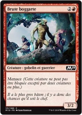 MTG Magic M19 - (x4) Boggart Brute/Brute Boggarte, French/VF