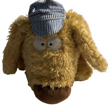Kohls Cares Sandra Boynton dog Train Conductor Brown w/Hat Plush/Stuffed Animal