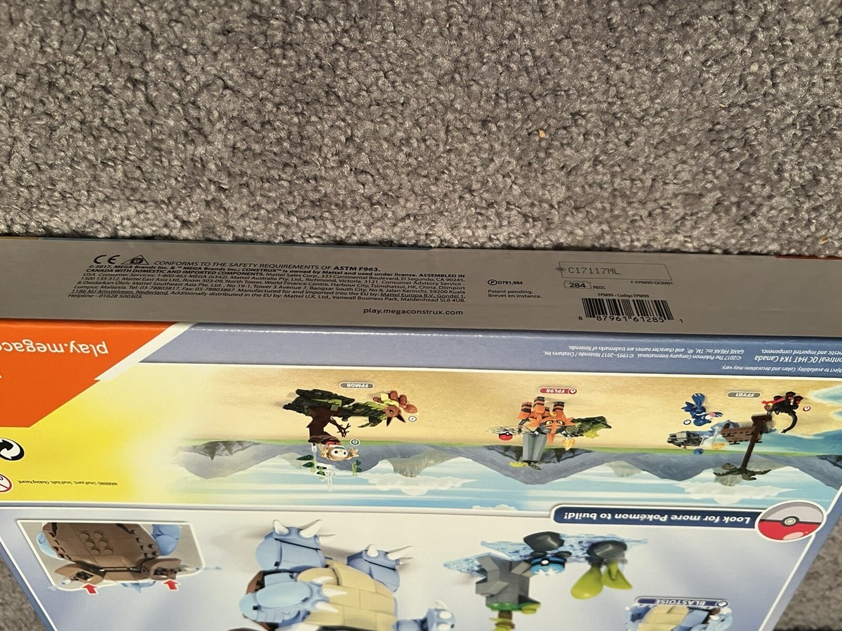  ​MEGA Pokémon Blastoise building set with 284