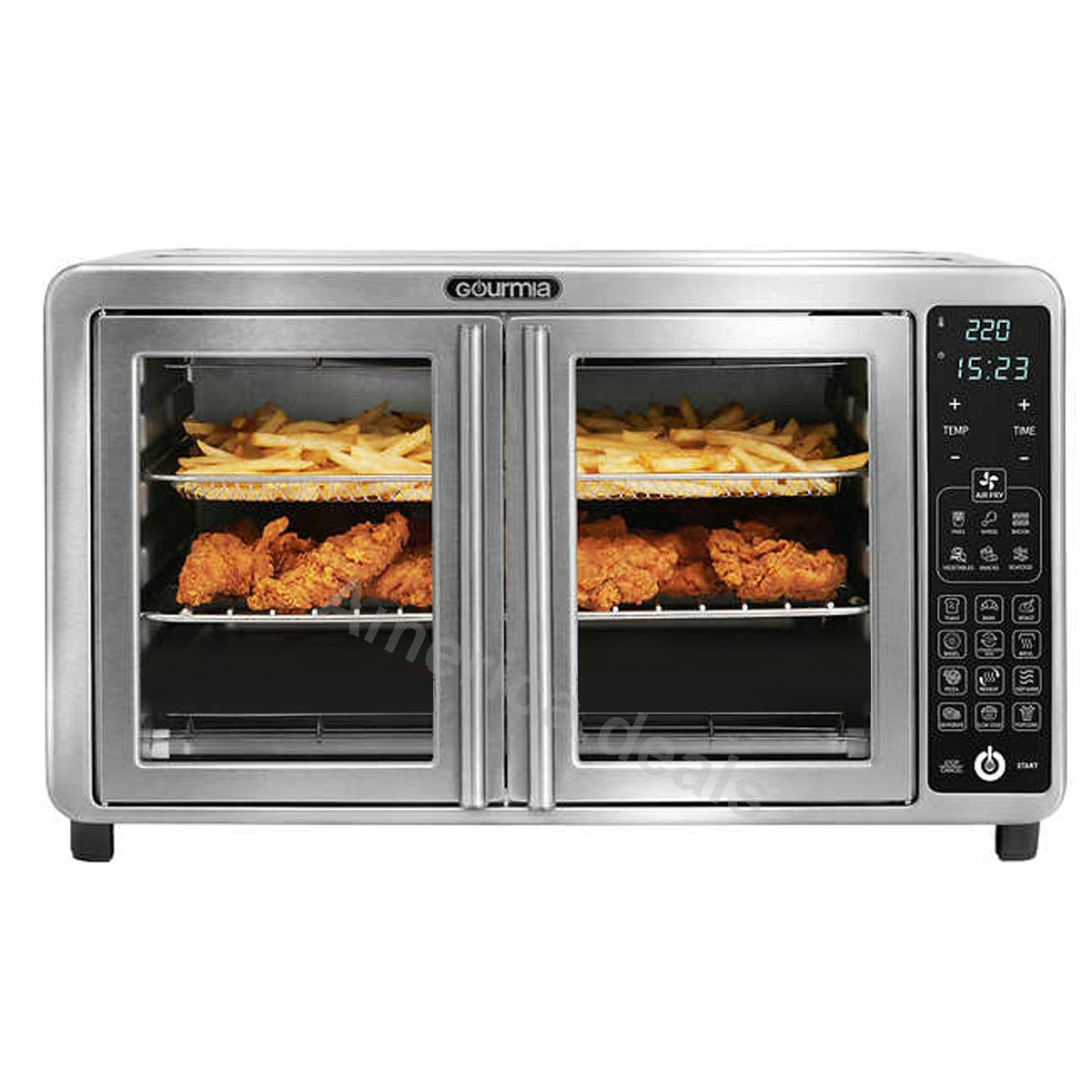Toaster Oven Rack Gourmia Air Fryer Digital French Door Gourmia XL