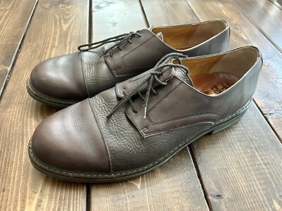 Mephisto Dress Shoes Mens 11 Oxford Brown Leather Lace Up  display picture 2