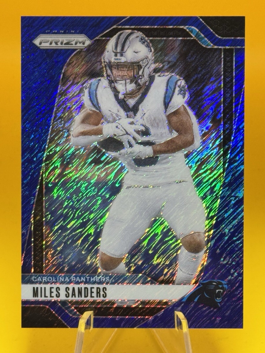 2024 Panini Prizm FOTL MILES SANDERS Blue Shimmer /25 #38 Panthers