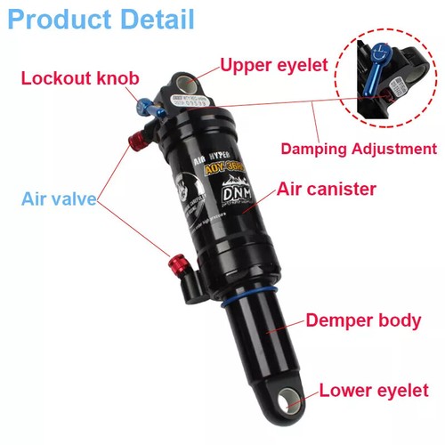 Dnm Shock DNM Rear Shock, RCP-2S, 200/210/220/230/240mm (210mm X - Main Image