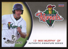 2015 Choice Cedar Rapids Kernels MAX MURPHY RC TWINS BRADLEY UNIVERSITY