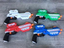 Nerf Laser Tag Vision Kids 4 Player Vision Technology Lot 4 Laser Game Laser Gun