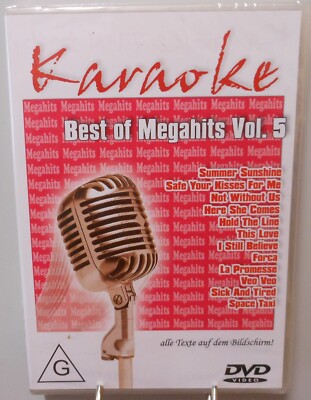 Karaoke DVD Best of Megahits (5) Mitsingen Gute Laune Hits Party zu Hause #T437