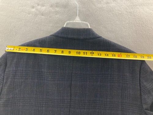 Hart Schaffner Marx Blazer Herren 44 R 100% Wolle USA Made Blau Schön - Bild 12 von 15