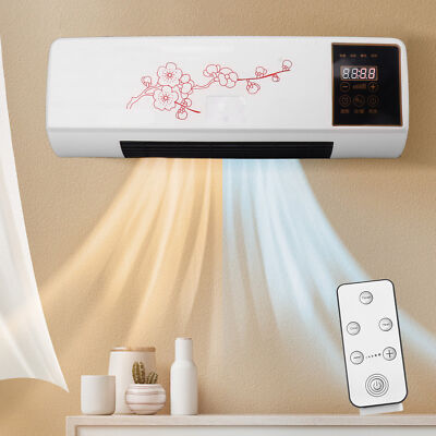 Electric Heater Wall Mount Easy  Timer Air Cooling Heater MG