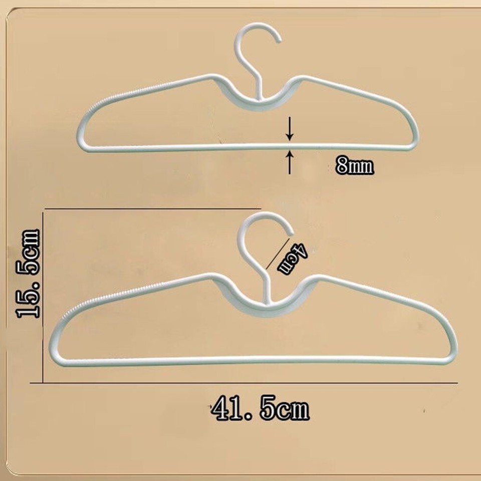 AntiSlip Clothes Hangers Short Neck Pack Of 10 Efficient Closet