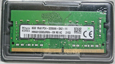 SK Hynix 8GB DDR4 3200MHz Laptop RAM 1Rx8 PC4-3200AA-SA2-11