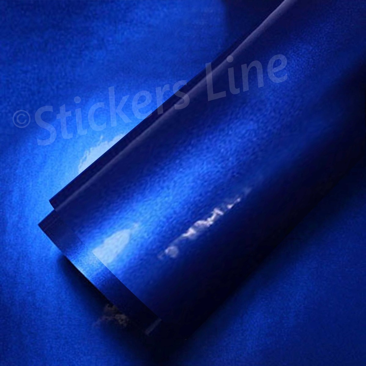 Pellicola Adesiva Per Auto Lollomoto Blu Lucido – Car Wrapping Con Air Free System, 120x50cm, Per Auto, Moto E Barche - 4