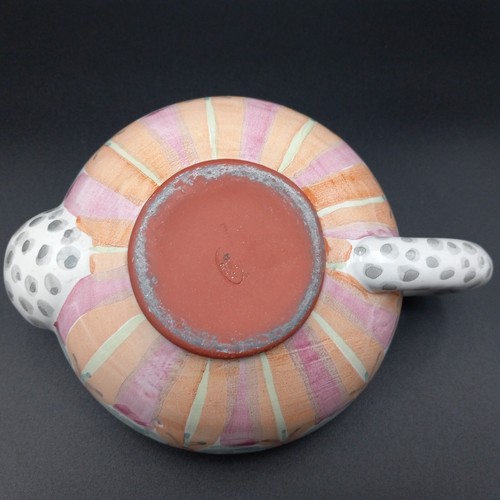 SALE MacKenzie Childs Hand-Painted Vintage 1996 Wallcourt Teapot Imrie Pattern - Picture 8 of 10