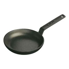 Staub Cast Iron - Minis 4.5-inch, Mini Frying Pan, Black Matte