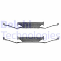 Delphi LX0074 ZubehöRsatz, Scheibenbremsbelag FüR BMW Porsche