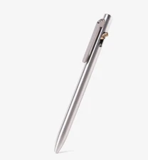 Tactile Turn Switch Pen - Slim Titanium Body, Milled Clip, Original Version One