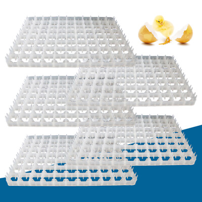 5x Egg Hatching Incubator Trays Chicken Duck Eggs Tray for Automatic Breed Egg
