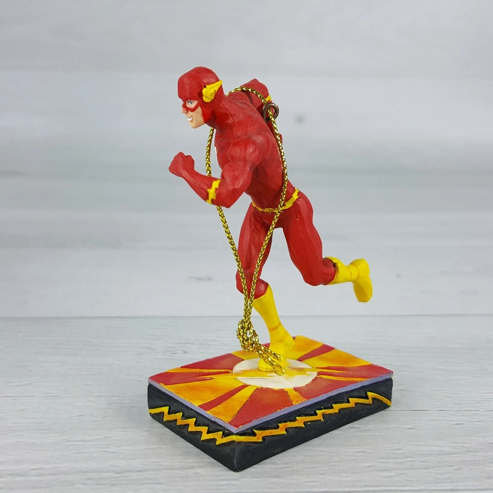 Figura Adorno Jim Shore DC Comics Flash 4" Scarlet Speedster 6005075 NUEVO Foto 3 de 4