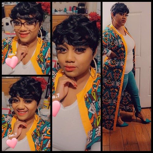 US Short Black Human Hair Wigs No lace Curly Pixie Cut Wigs for Women Glueless - 第 1/11 張圖片