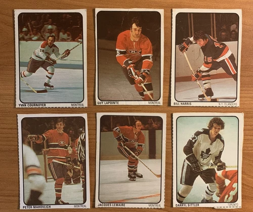 1974 Lipton Soup Vintage Hockey Lot w/ Pete Mahovlich *RARE