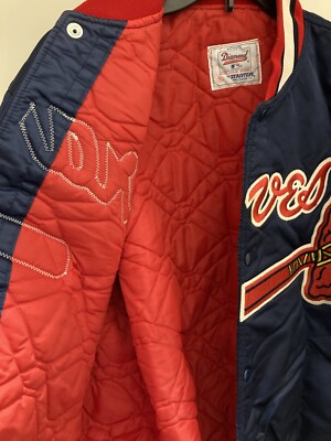 Vintage 90s Atlanta Braves Majestic Diamond Collection MLB Satin