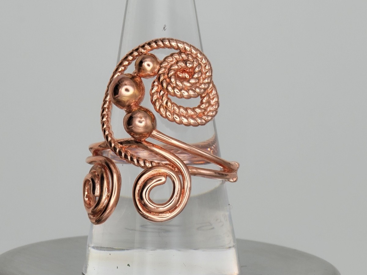 JTV TIMNA JEWELRY COLLECTION (TM) COPPER SWIRL RING