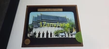 T08 HISTORIC Glass Magic Lantern Slide WORLD PLACES 231 T ENAMI 3 TIERED ROOF