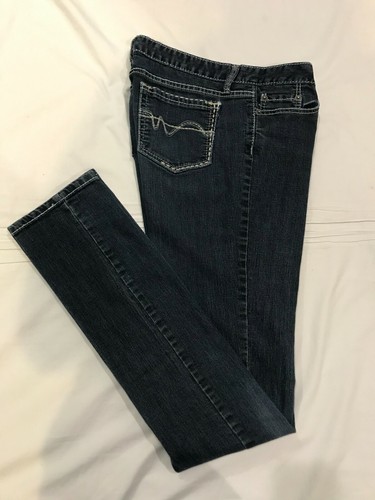 Womens Stretch Skinny Blue Jeans 