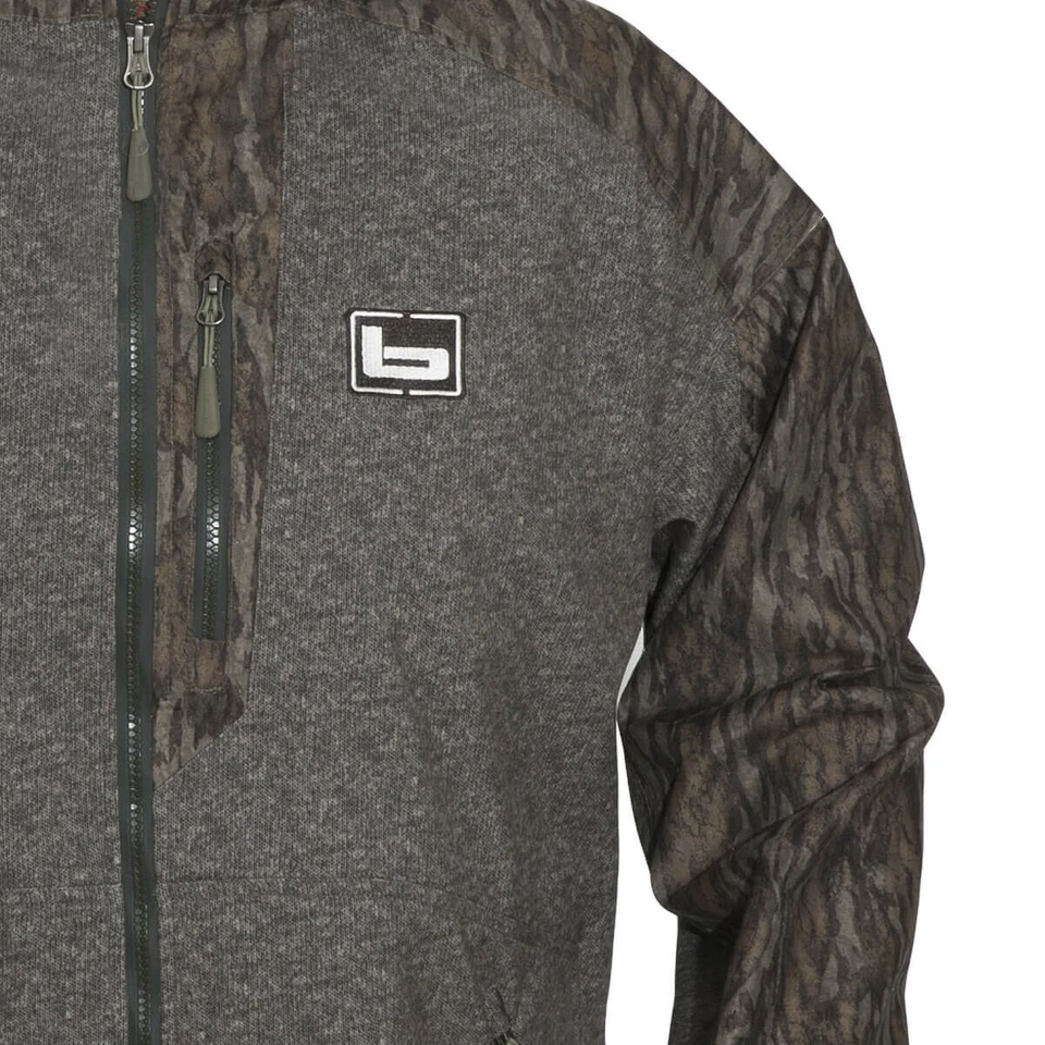 Banded Tule Lake Full Zip Jacket w/ Hood Waterproof Hooded Coat Bottomland Camo - Image 2 of 4