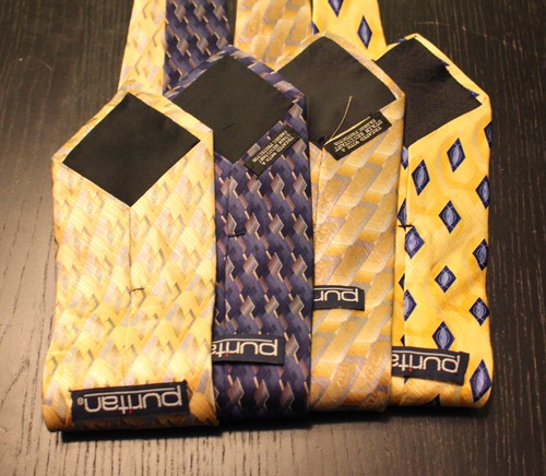 Lot of 4 NEW Puritan Designer Neck Ties with Patterns LD006 - Bild 3 von 3