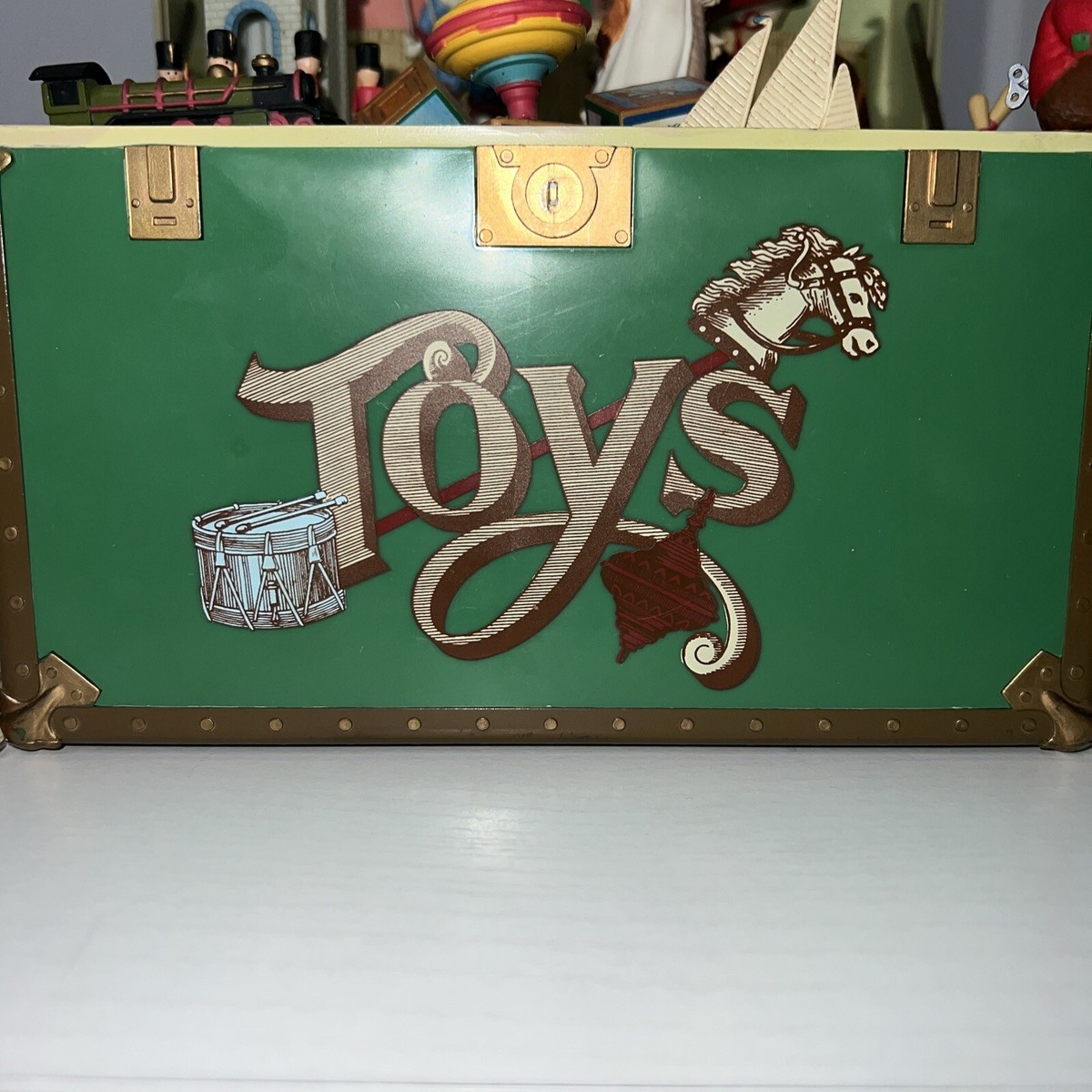 Vintage Enesco Toy Symphony Treasure Chest of Toys Music Box