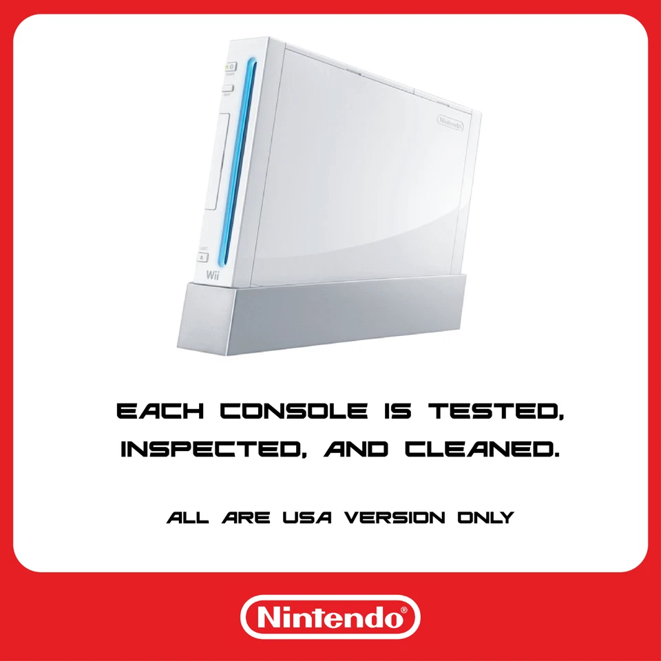 Official Nintendo Wii Game Console ~ Pick ~ Mario Kart, Wii Sports, Mario Bros. - Image 4 of 4