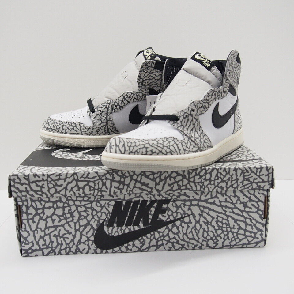 Nike AIR JORDAN 1 RETRO HIGH OG -WHITE CEMENT- US8.5 SN01229 Nike AIR JORDAN 1 RETRO HIGH OG -WHITE CEMENT- US8.5 SN01229