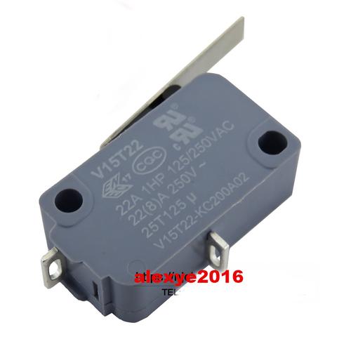 Honeywell V15T22-EC200 Micro Switch COM And NC 2 Pins Normally Closed No Lever