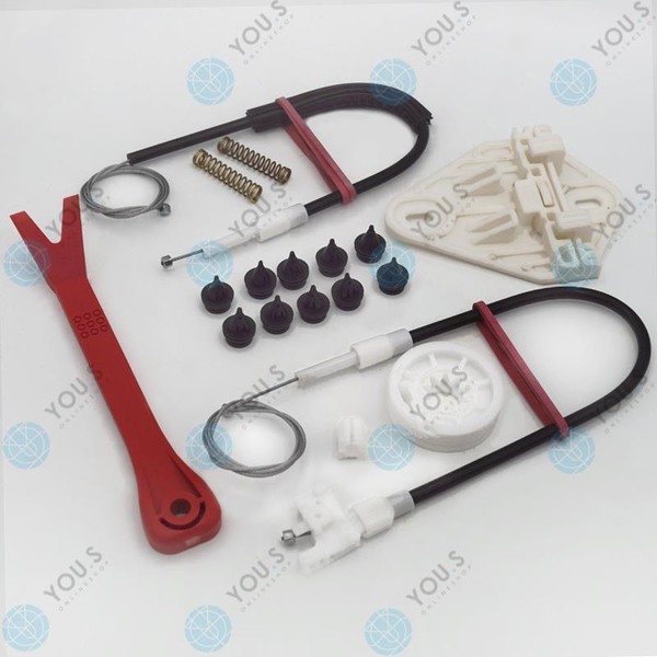 FüR Renault Megane I Fensterheber Reparatursatz Reparatur Seilzug - Hinten Links-image