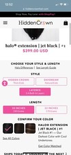 Halo 18in layered hair extensions