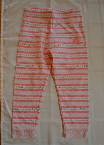 Gymboree LOVE IS IN THE AIR Tea Garden Capri Leggings Lace 3 Pr Lot NWT Sz 5 5T - Picture 4 of 5