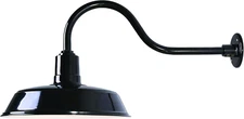 BL16WACBK Outdoor Aluminum Barn Light Black, 16 Inch
