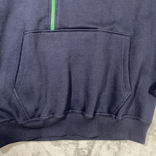 Ireland Live For Rugby Jacket Men XL Blue Half Zip Hooded Crest Embroidered - Picture 4 of 8